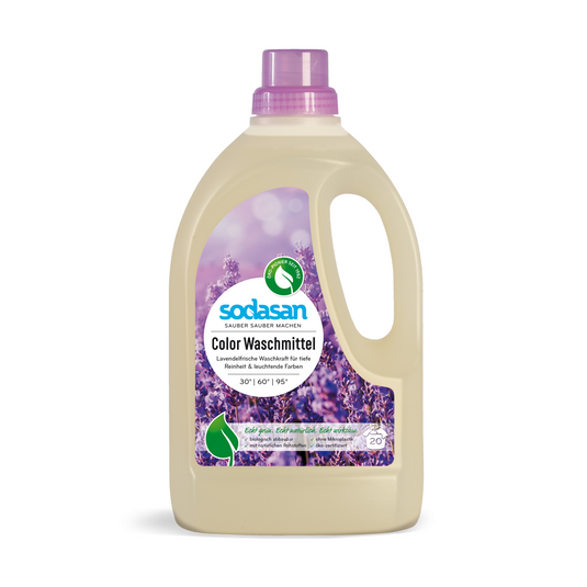 Еко течен перилен препарат за цветно пране Лавандула, 1.5 л.