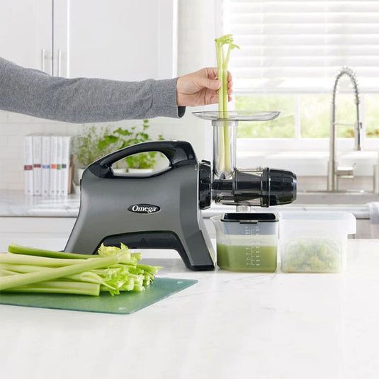 Omega MM1500 horizontal press juicer