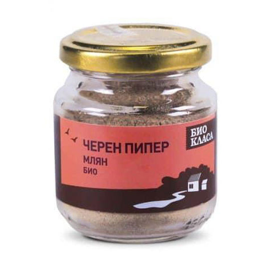 Organic ground black pepper 50 g.