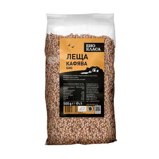 Био леща, кафява, 500 гр.
