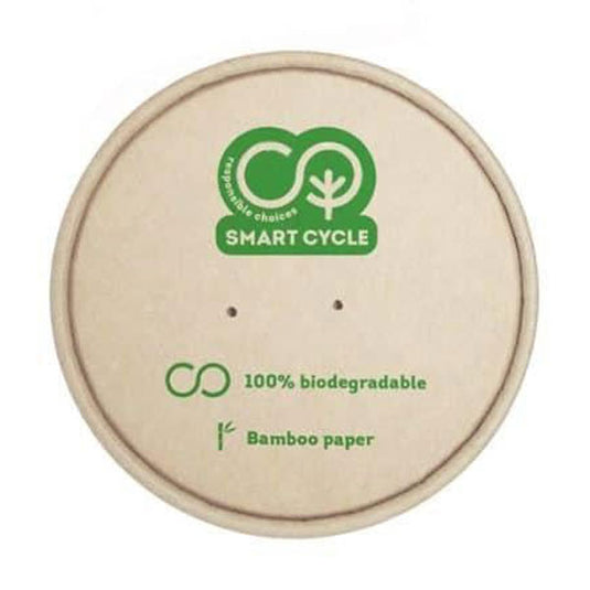 Капак за 620 мл. бамбукова купа (50 бр. стек)