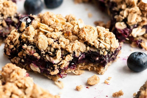 HEALTHY WILD BLUEBERRY BARS