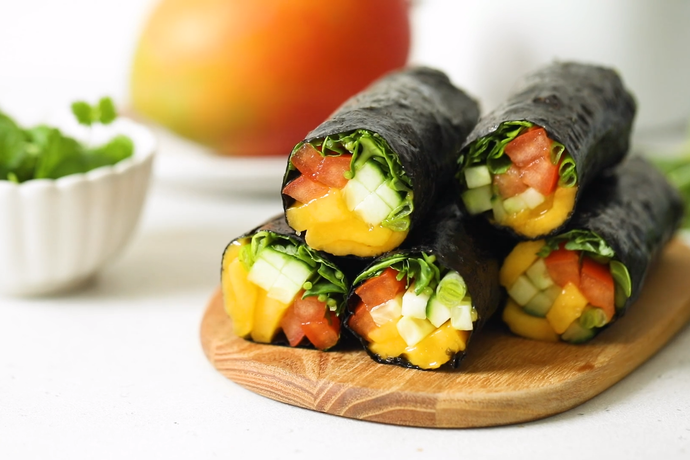 Mango Nori Wraps