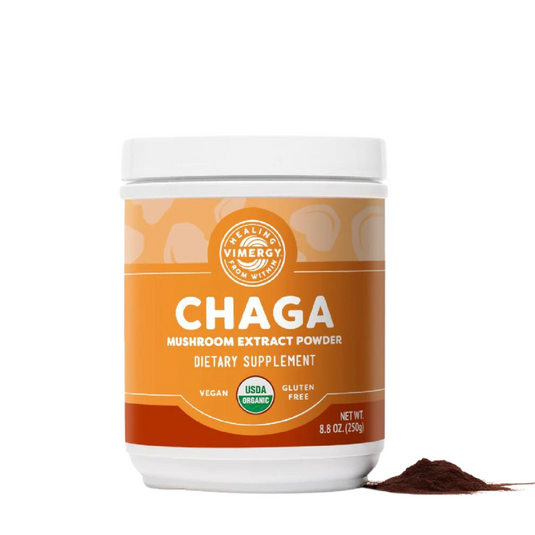 Organic Chaga powder, 250 g, Vimergy®