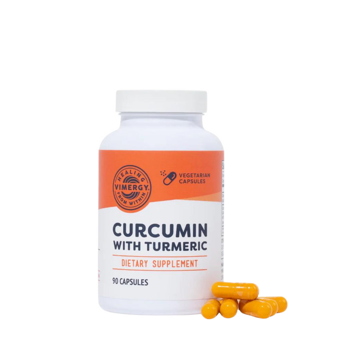 Curcumin cu turmeric, 90 capsule, Vimergy®