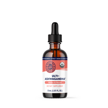 Incarcat o imagine in galerie previzualizare - Ulti-Ashwagandha organic, extract de KSM-66, 55 ml, Vimergy®
