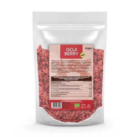 Organic goji berries, 100 g/1 kg.