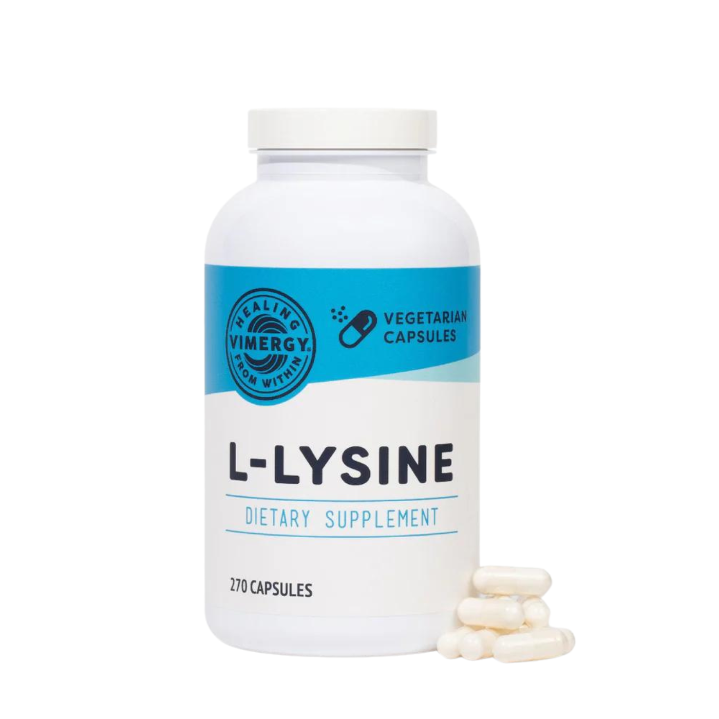 L-Lizina, 270 capsule, Vimergy® L-Lizina, 270 capsule, Vimergy®