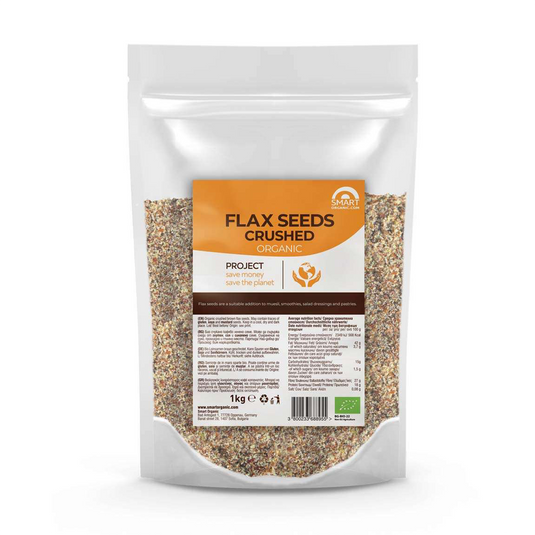 Organic flaxseed, crushed, 1 kg.