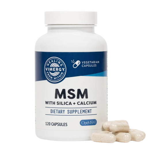 MSM cu silicon si calciu, 120 capsule, Vimergy®