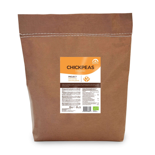 Organic chickpeas, 2 kg.