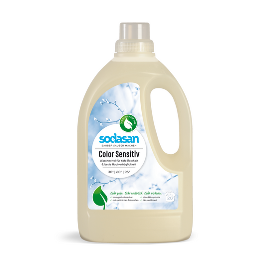 Eco Liquid detergent for colored laundry, Sensitive 1.5 l.