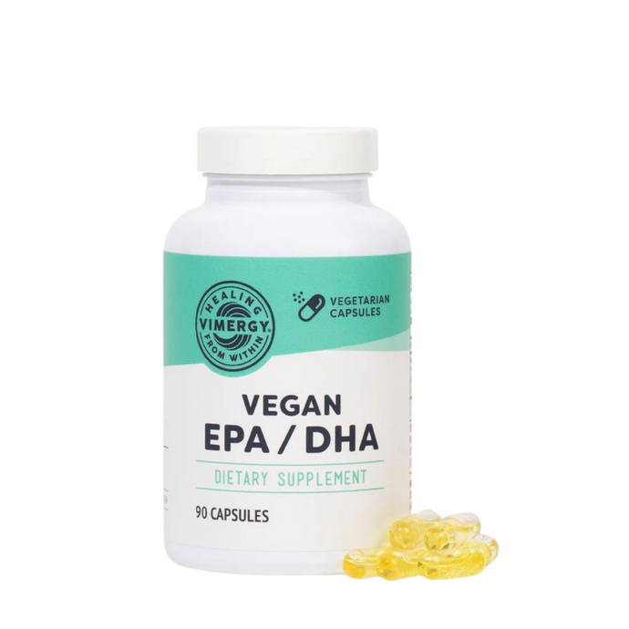 Vegan Omega 3 (EPA si DHA), 90 capsule, Vimergy®