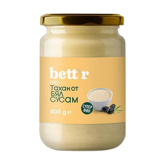 Organic white sesame tahini, 250/500 g.