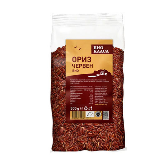 Orez rosu organic 500 g.