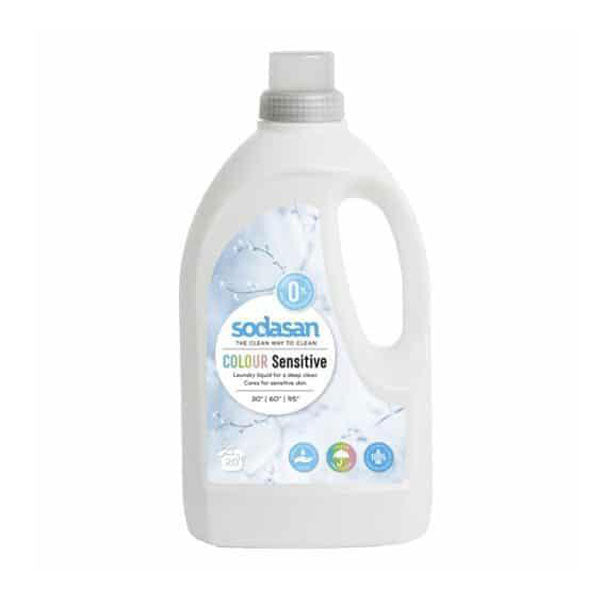 Eco Detergent lichid pentru rufe colorate, Sensitive 1,5 l.