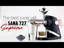 Load and play video in Gallery viewer, Sana Supreme 727 juicer
