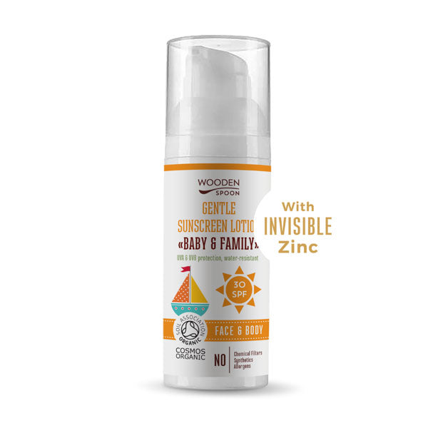 Protectie solara SPF 30, 50 ml. - zinc invizibil * noua formula