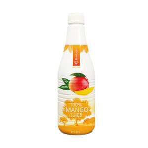 100% suc de mango cu bucatele de fructe, 1,25 l.